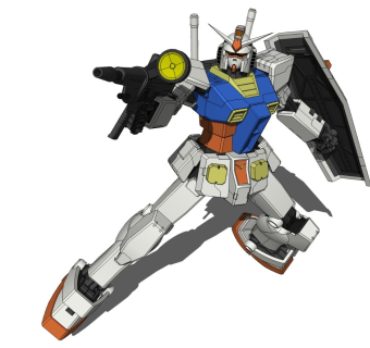 精细机器人机甲模型 高达 (30)